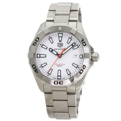 TAG Heuer 豪雅 WBD1111 Aquaracer 男士腕錶，不鏽鋼材質