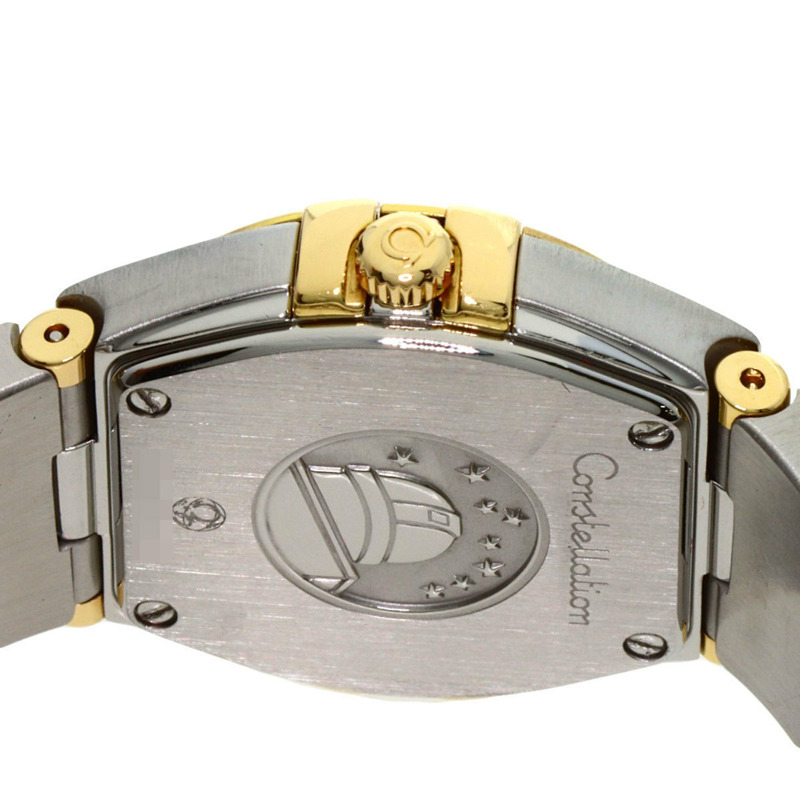 歐米茄 123.25.24.60.55.003 星座系列迷你磨砂鑲鑽腕錶，精鋼/18K黃金錶殼，鑲鑽，女款-6