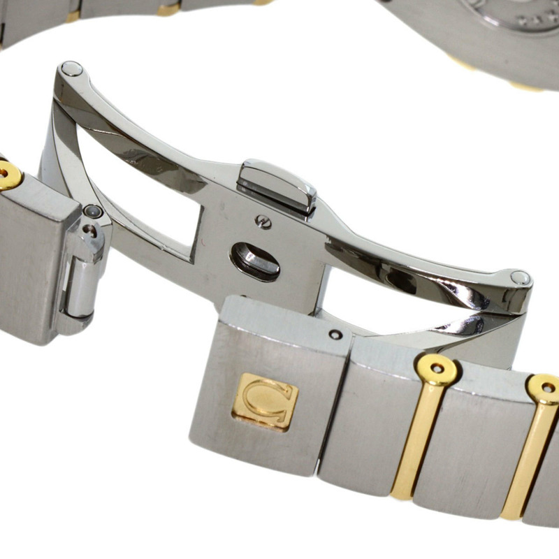 歐米茄 123.25.24.60.55.003 星座系列迷你磨砂鑲鑽腕錶，精鋼/18K黃金錶殼，鑲鑽，女款-7