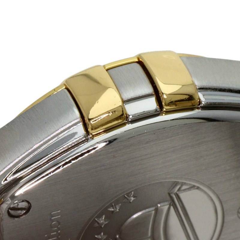 歐米茄 123.25.24.60.55.003 星座系列迷你磨砂鑲鑽腕錶，精鋼/18K黃金錶殼，鑲鑽，女款-13