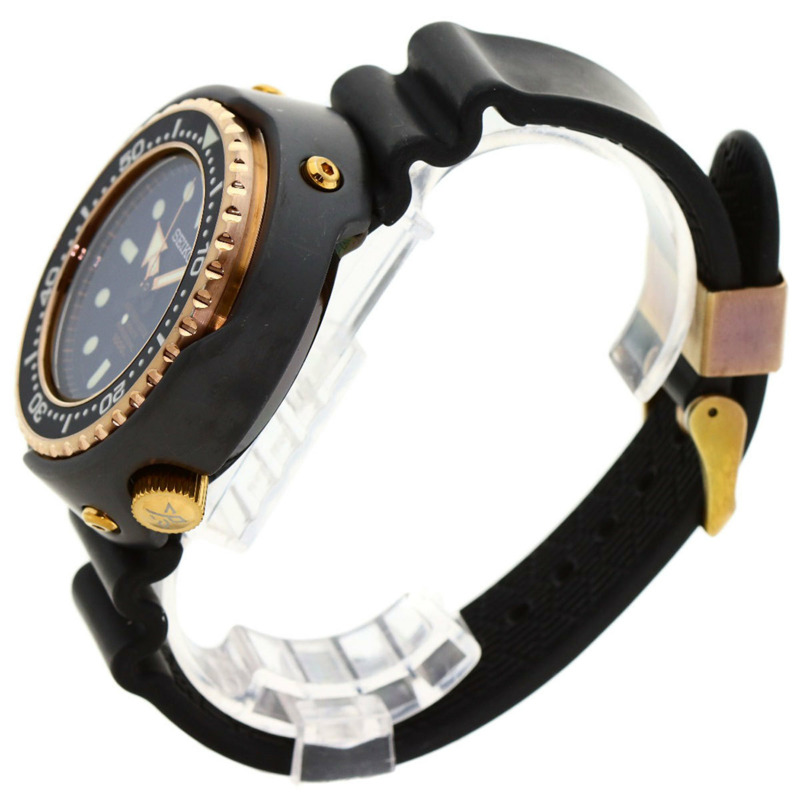 精工 SBDX014 8L35-00H0 Prospex Marine Star 男士腕錶，鈦金屬/橡膠錶帶-1