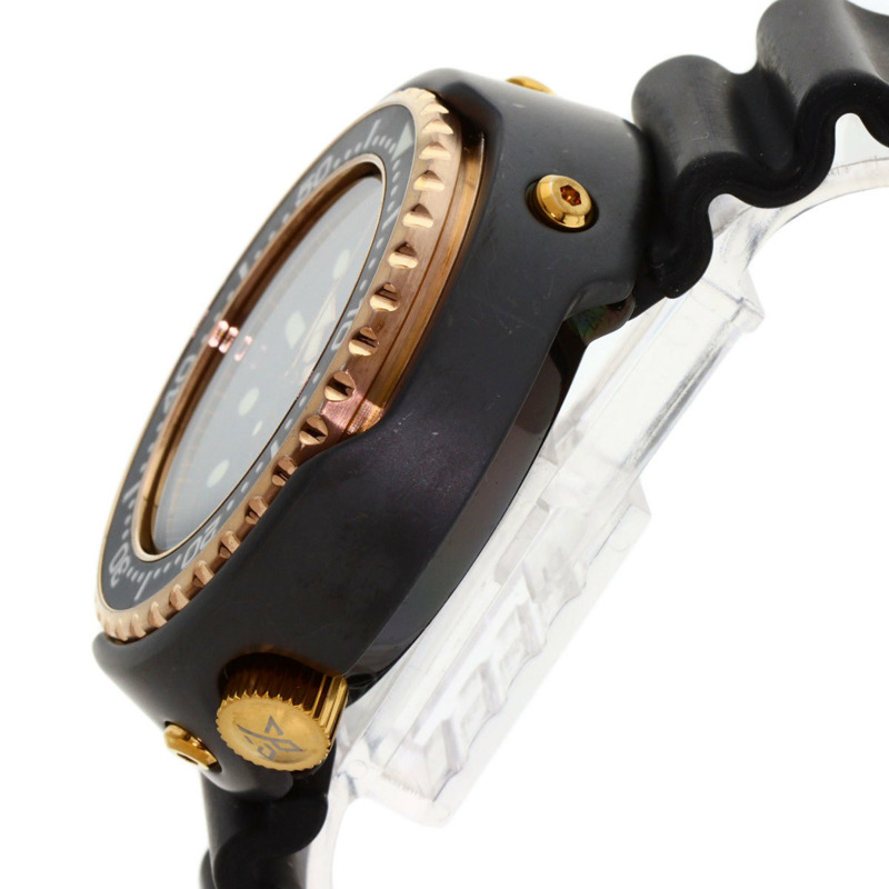 精工 SBDX014 8L35-00H0 Prospex Marine Star 男士腕錶，鈦金屬/橡膠錶帶-4