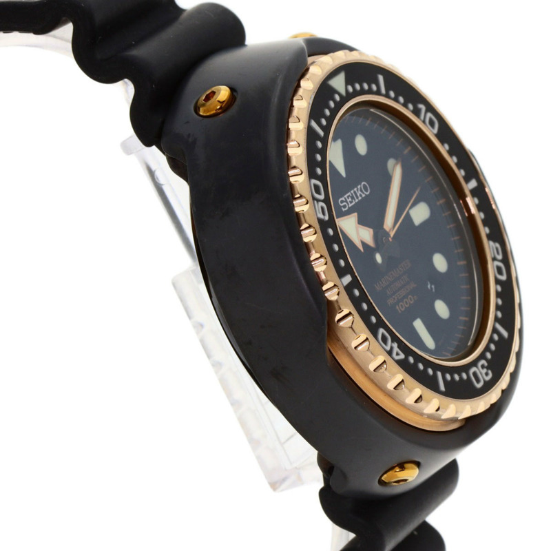 精工 SBDX014 8L35-00H0 Prospex Marine Star 男士腕錶，鈦金屬/橡膠錶帶-5