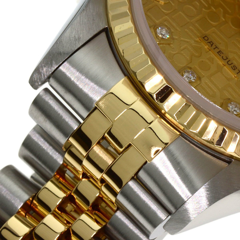 勞力士 16233G Datejust 10P 鑲鑽腕錶 不鏽鋼/SSx18K黃金/18K黃金 男士勞力士-15