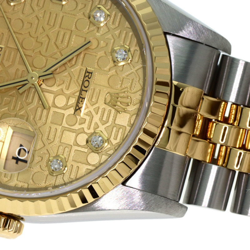 勞力士 16233G Datejust 10P 鑲鑽腕錶 不鏽鋼/SSx18K黃金/18K黃金 男士勞力士-20