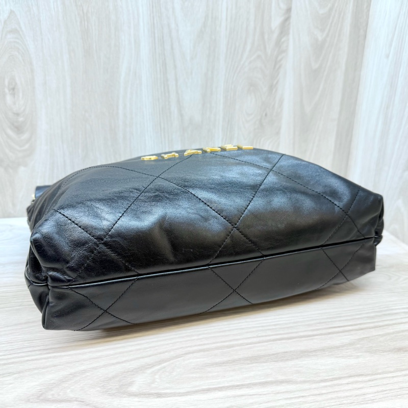 Chanel黑金小牛皮小號22Bag/AS3260-5