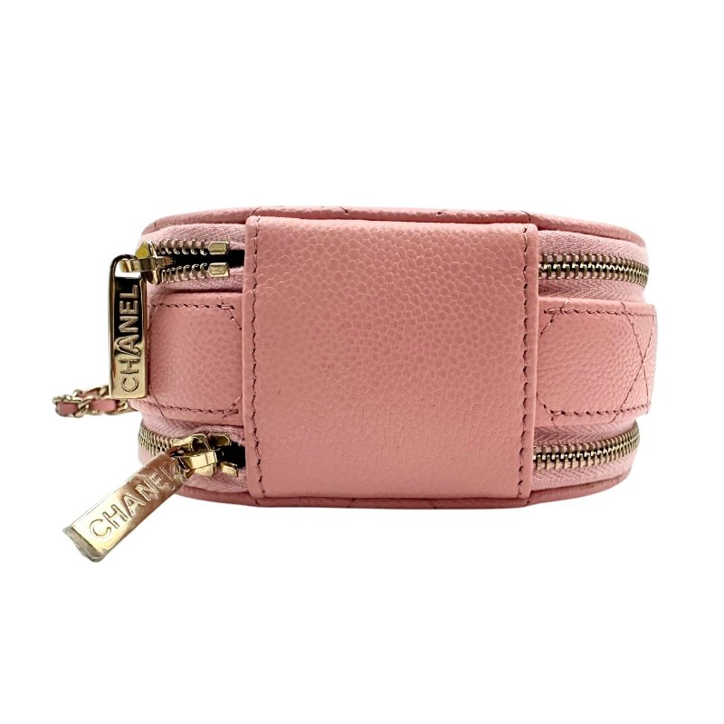 【美收精品】CHANEL 粉紅小圓餅包 C-43-4