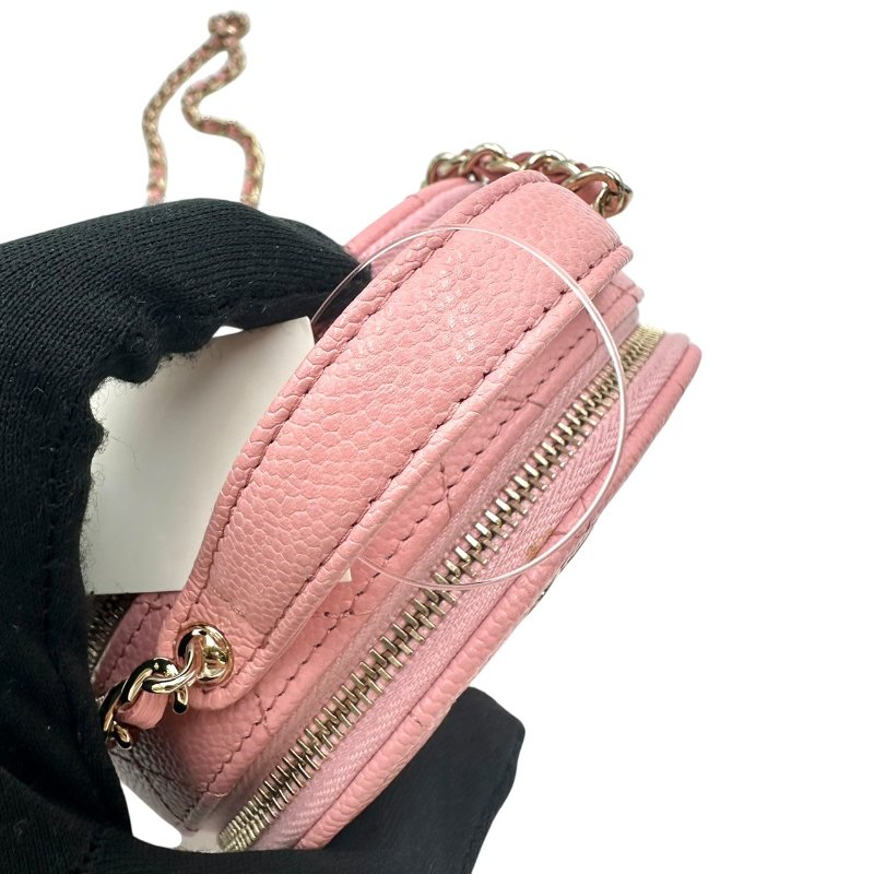 【美收精品】CHANEL 粉紅小圓餅包 C-43-6