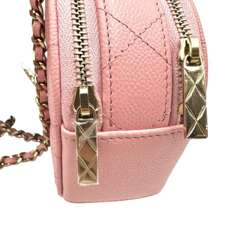 【美收精品】CHANEL 粉紅小圓餅包 C-43-7