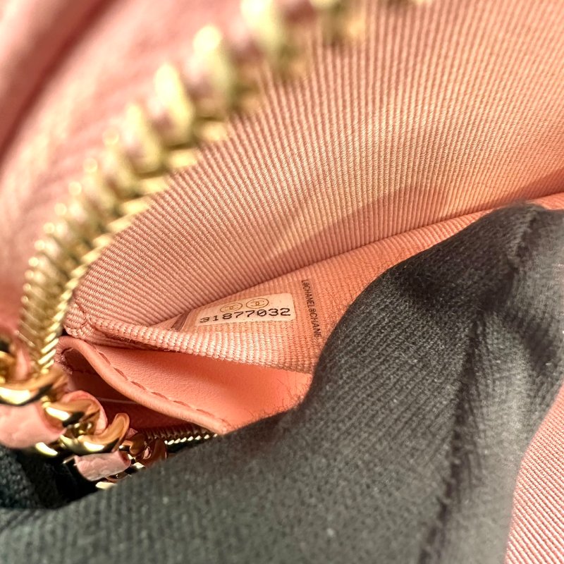 【美收精品】CHANEL 粉紅小圓餅包 C-43-10