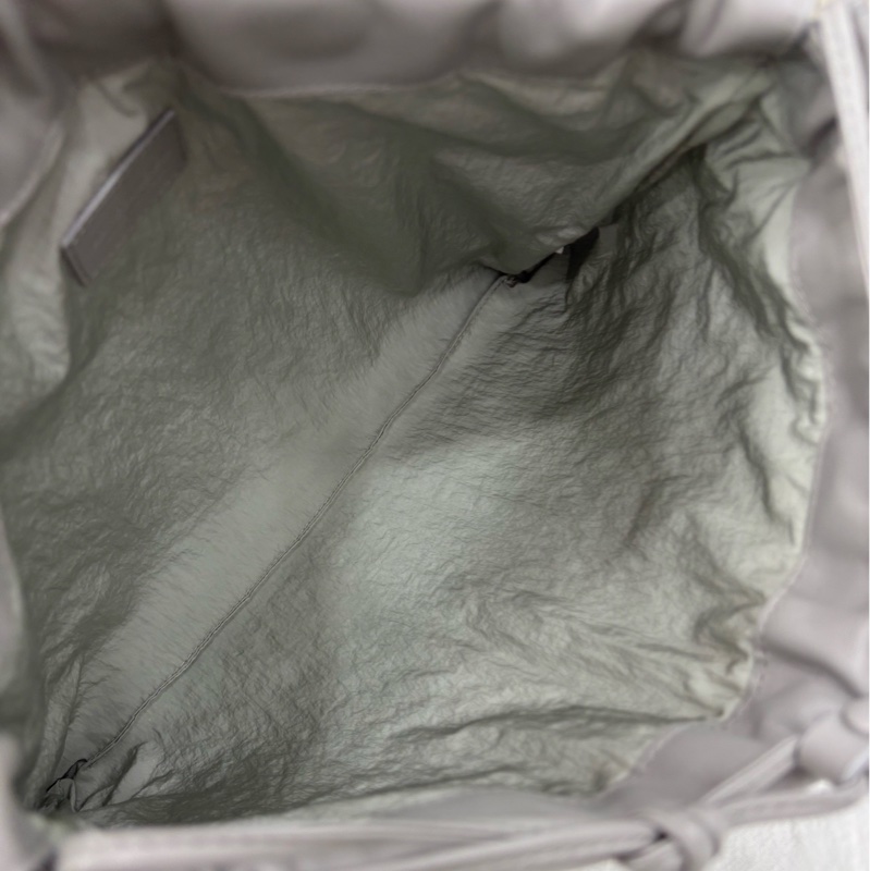 Bottega Veneta葆蝶家灰色Dustbag編織垃圾袋 單肩包 閒置 尺寸:32cm*1cm*23cm-8