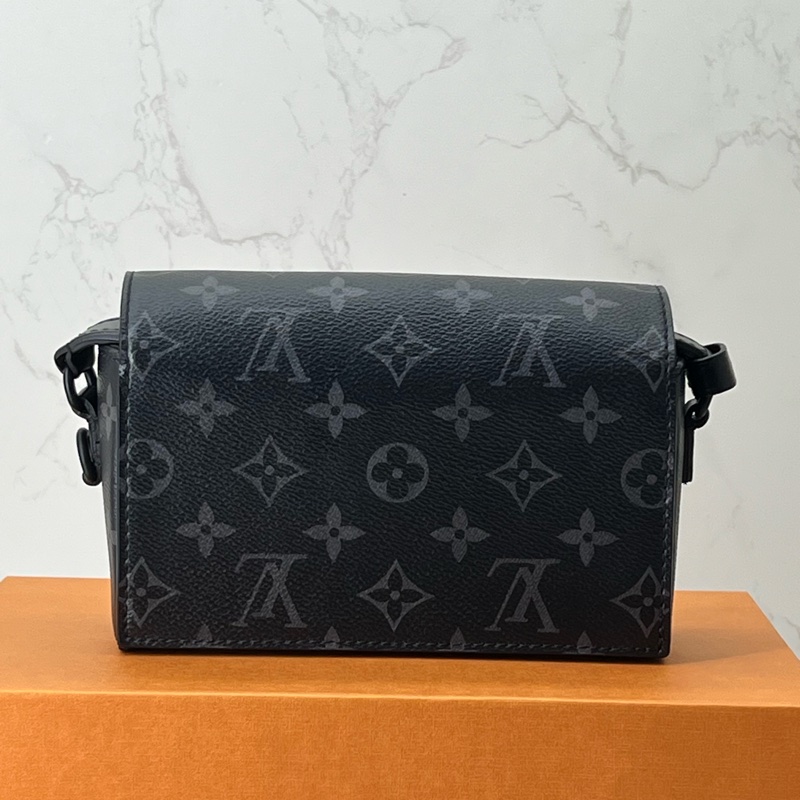 718 LV黑老花盒子 #m81783 #全配-3