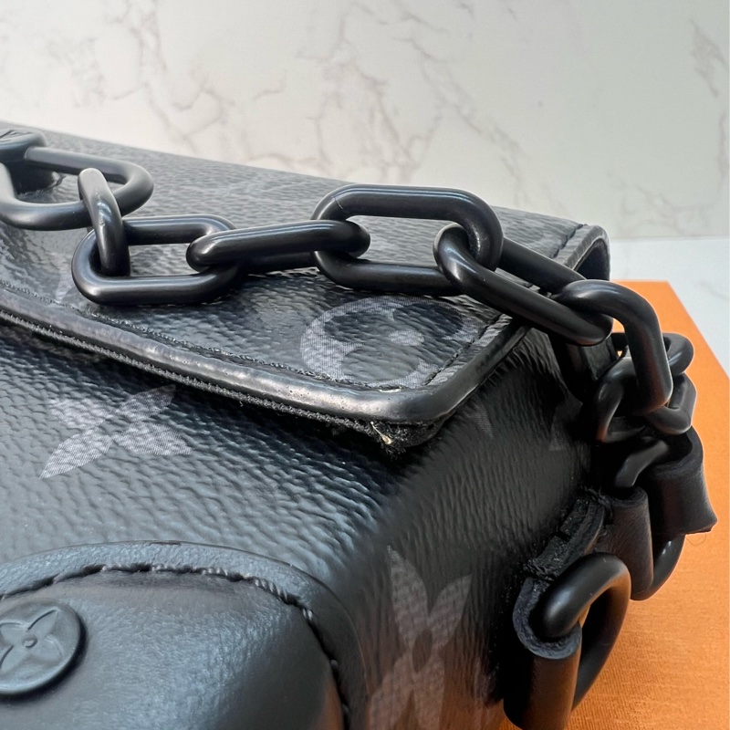 718 LV黑老花盒子 #m81783 #全配-7