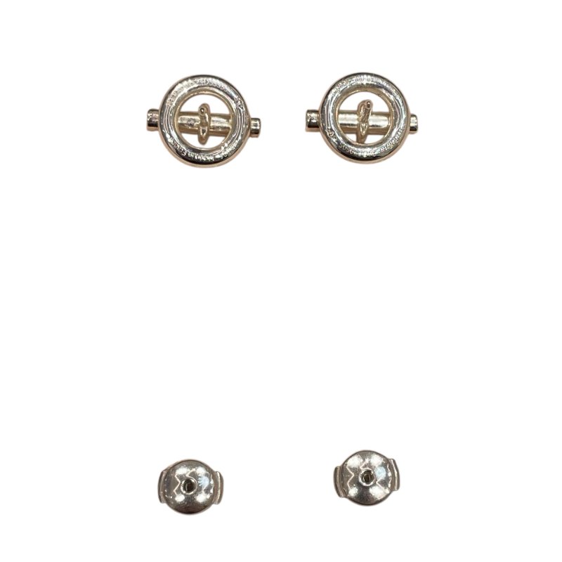 HERMES 愛馬仕 MINI CHAINE D'ANCRE 耳環 925 純銀 針式-3