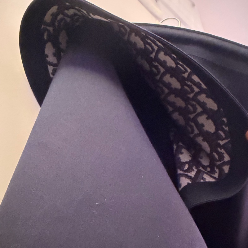 Christian Dior老花斗篷短版風衣-16