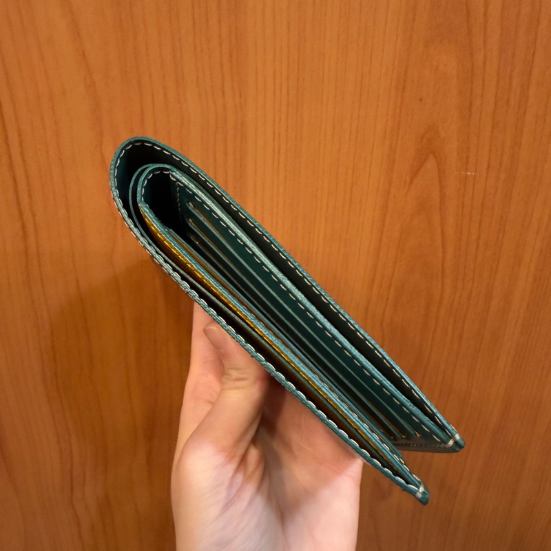 Goyard 綠PVC對開8卡對夾-1