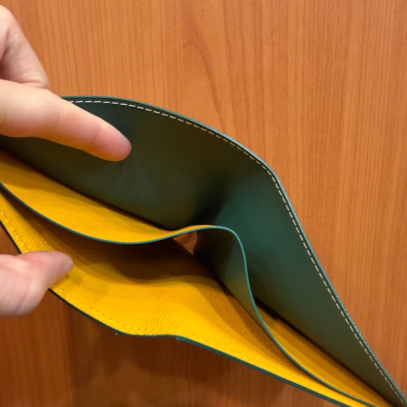 Goyard 綠PVC對開8卡對夾-10