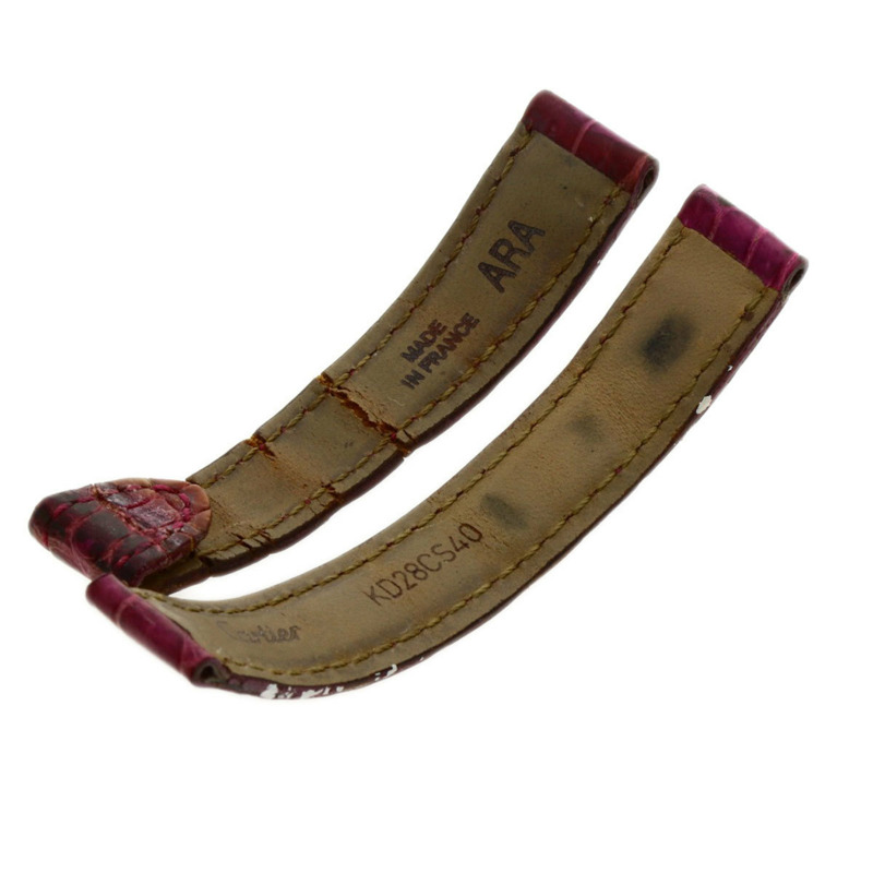 卡地亞 Tank Américaine SM 女士腕錶 WB707231，18K黃金錶殼，緞面皮革錶帶，鑲嵌鑽石-30