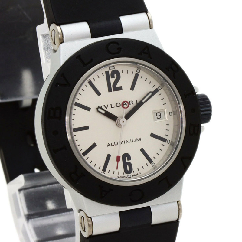 寶格麗 AL29TAVD 鋁金屬腕錶，鋁/橡膠錶帶，女士款-3