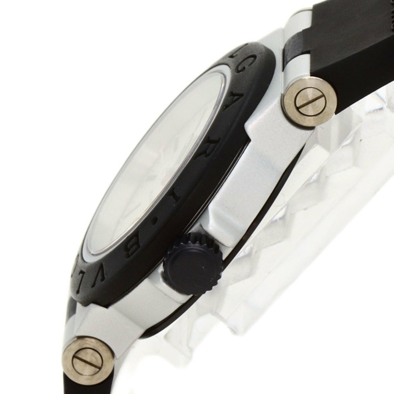 寶格麗 AL29TAVD 鋁金屬腕錶，鋁/橡膠錶帶，女士款-4