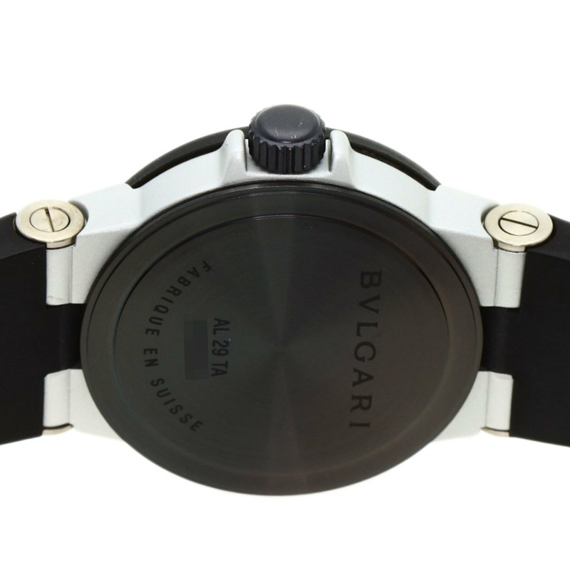 寶格麗 AL29TAVD 鋁金屬腕錶，鋁/橡膠錶帶，女士款-6