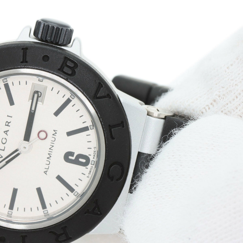 寶格麗 AL29TAVD 鋁金屬腕錶，鋁/橡膠錶帶，女士款-18