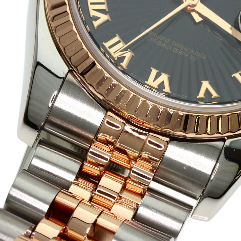 勞力士 116231 Datejust Sunbeam 男士腕錶，精鋼/18K鍍金/永恆玫瑰金款-17