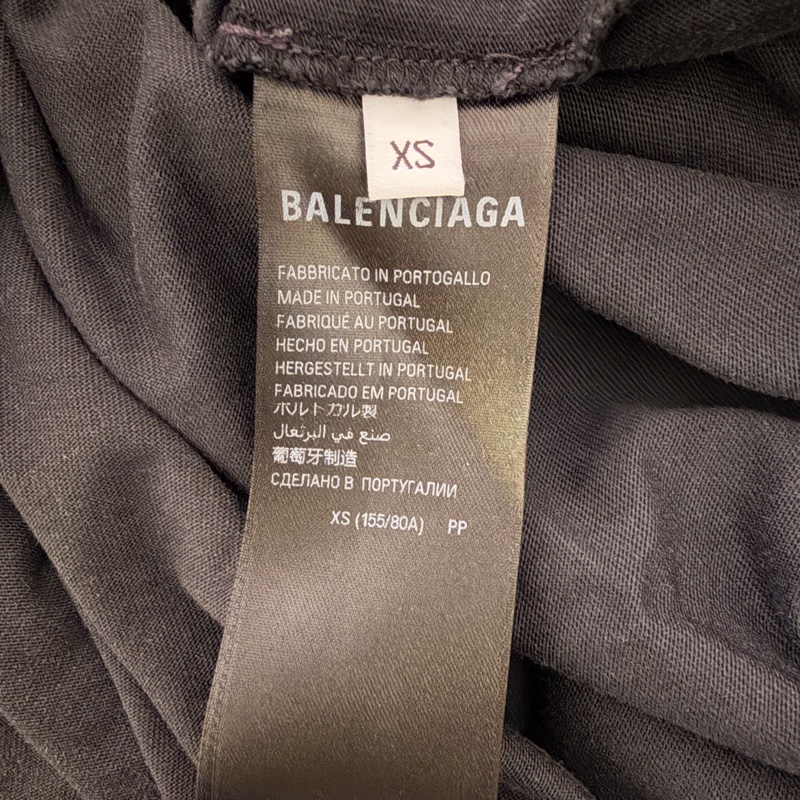 Balenciaga 膠帶貼布T恤-12