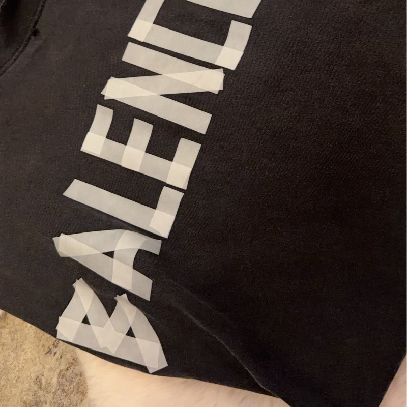 Balenciaga 膠帶貼布T恤-15