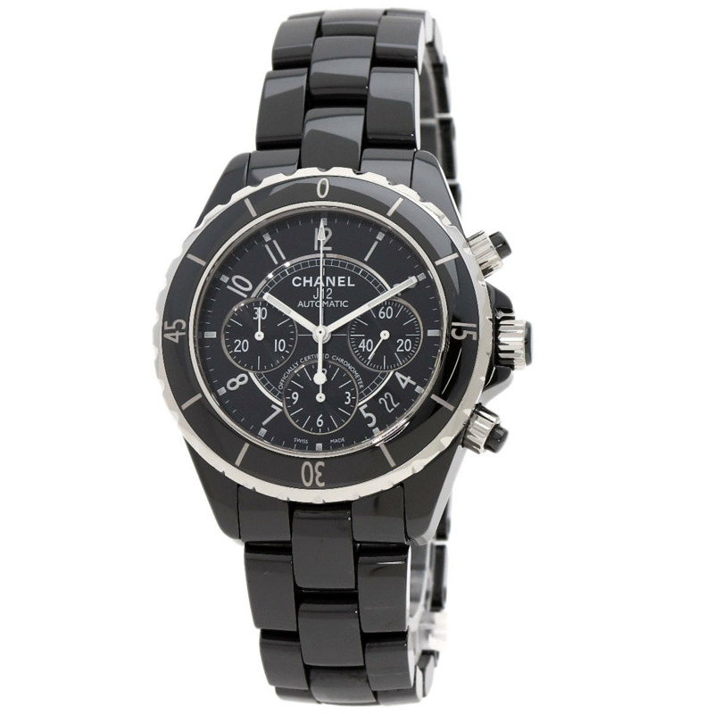 香奈兒 H0940 J12 41毫米計時腕錶，陶瓷/陶瓷，男士-0