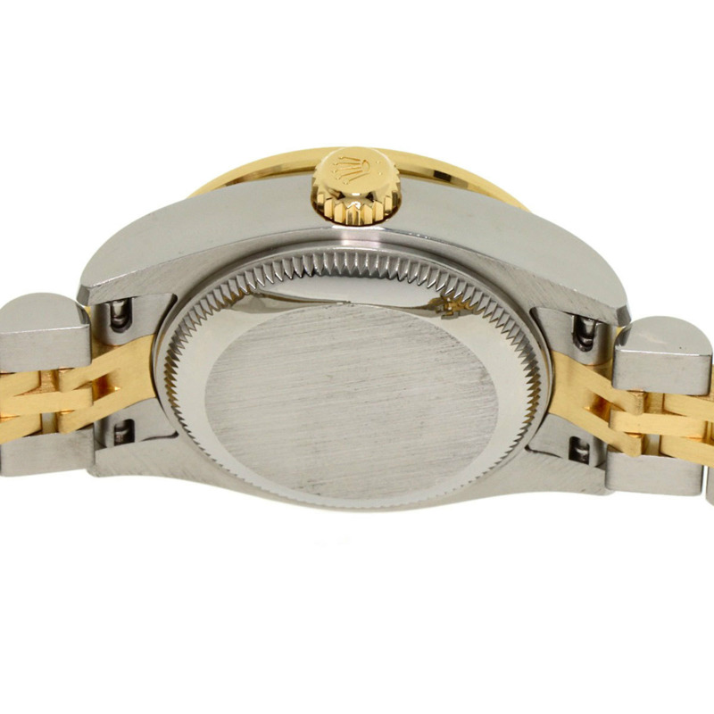 勞力士 179383G Datejust 錶圈鑲嵌 10 顆鑽石，不鏽鋼/18K黃金/鑽石女錶-6