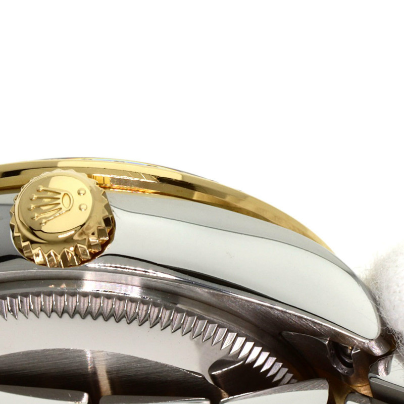 勞力士 179383G Datejust 錶圈鑲嵌 10 顆鑽石，不鏽鋼/18K黃金/鑽石女錶-14