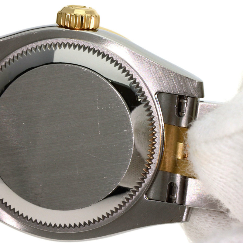 勞力士 179383G Datejust 錶圈鑲嵌 10 顆鑽石，不鏽鋼/18K黃金/鑽石女錶-20