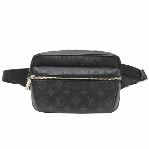 路易威登男士戶外腰包 M30245（已停產），Monogram Eclipse 圖案，黑色