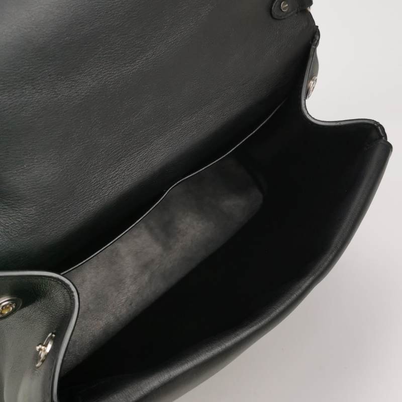 Dior Be Dior中號牛皮純色Dior字母吊飾斜挎包單肩包-6