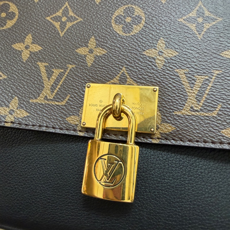 LV 原花鎖頭交釦Marignan手提斜背包M44259-1