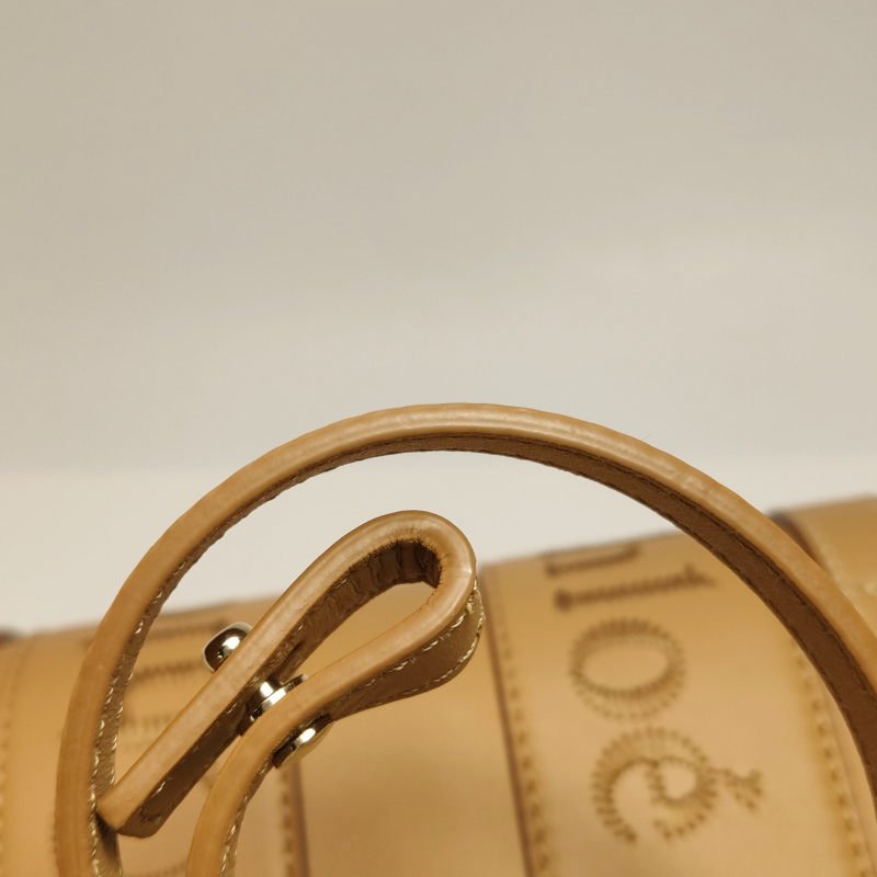 Chloe Woody小號牛皮純色徽標緞帶斜挎包單肩包-24