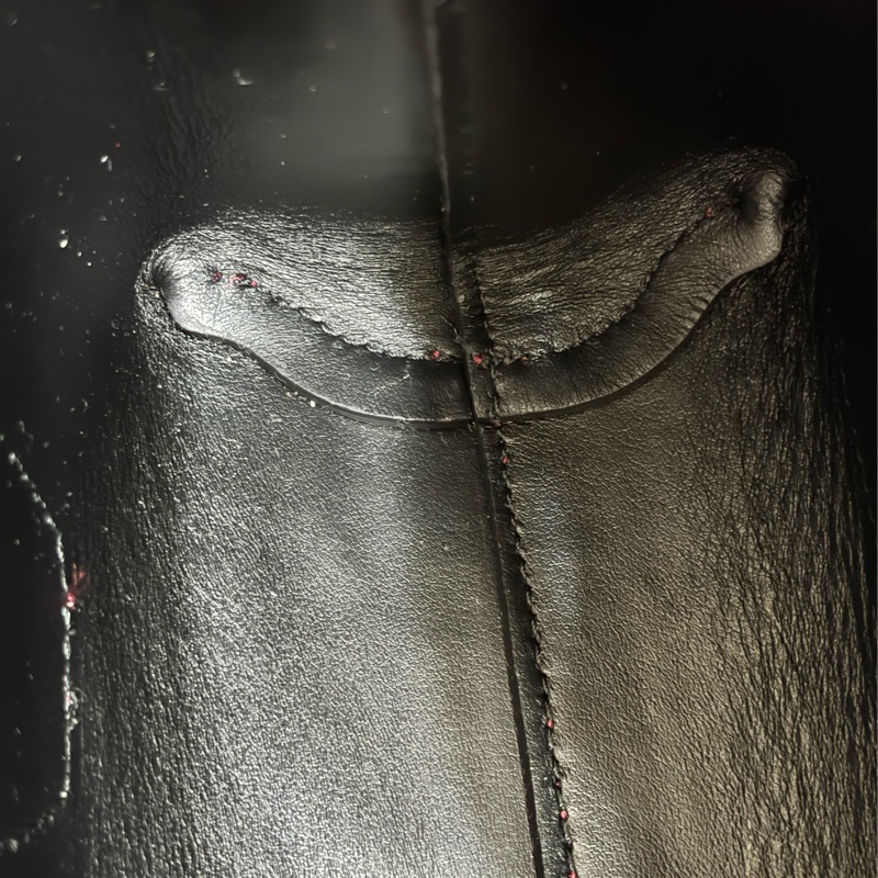 LONGCHAMP ROSEAU系列竹節鱷魚紋小牛皮手提/斜背兩用包 酒紅色-11