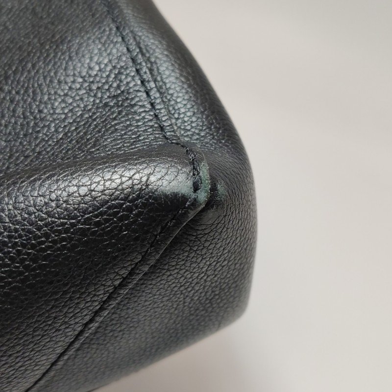 Louis Vuitton(LV)Lockme牛皮撞色LV轉鎖斜挎包單肩包-16