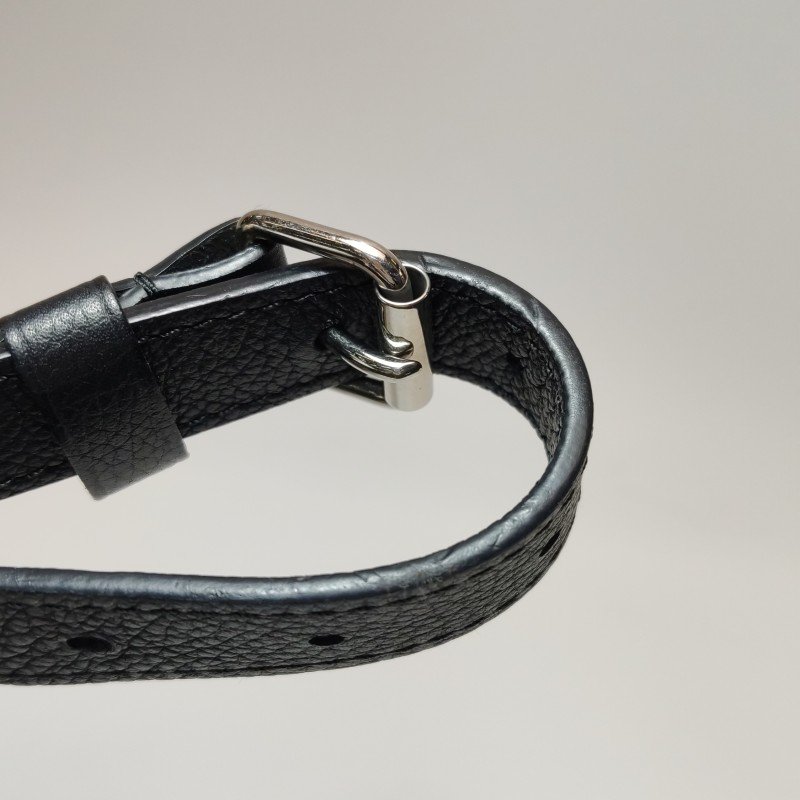 Louis Vuitton(LV)Lockme牛皮撞色LV轉鎖斜挎包單肩包-19