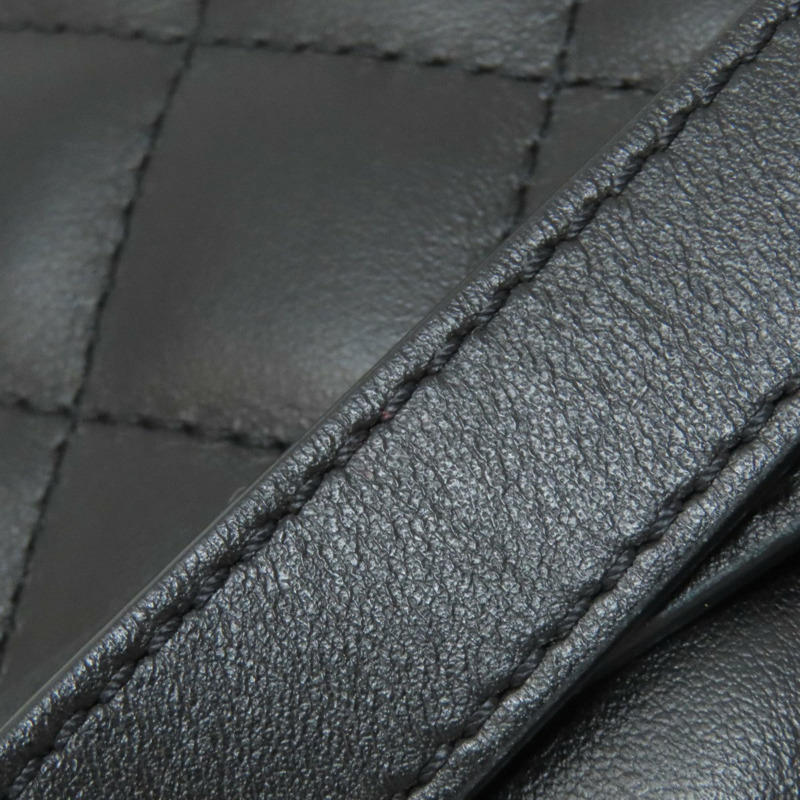 香奈兒 (CHANEL) Matelasse 絎縫腰包/臀包，銀色五金配件，羊皮材質，女士款-11