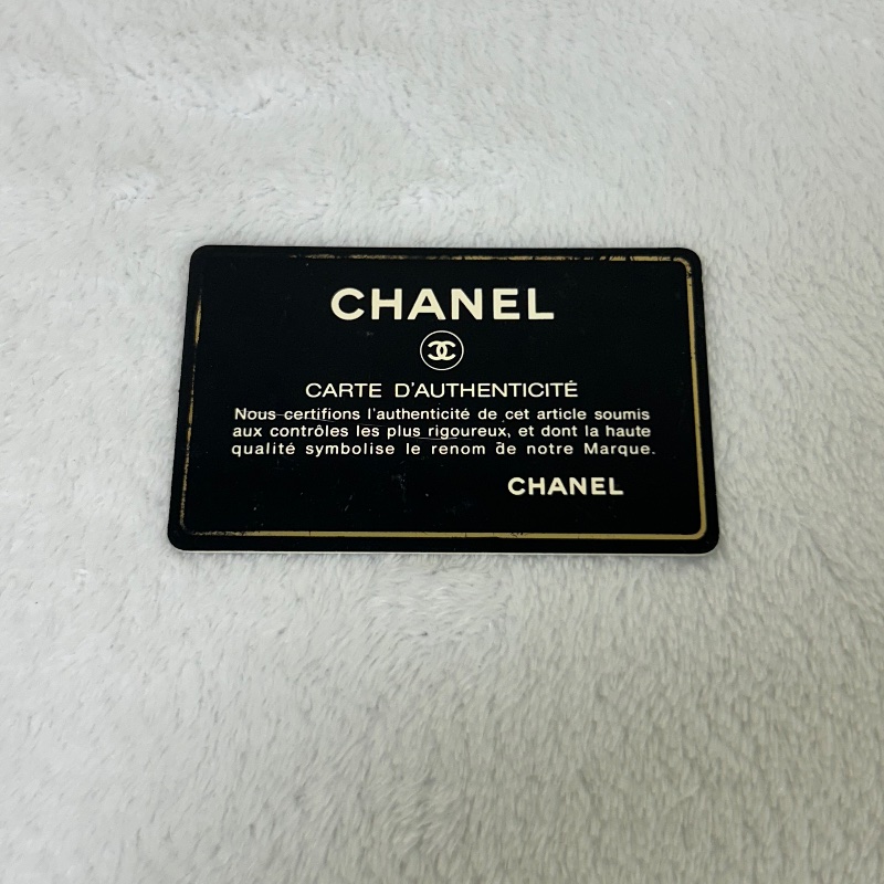 Chanel 黑金荔枝紋復古款式 托特包8開-26