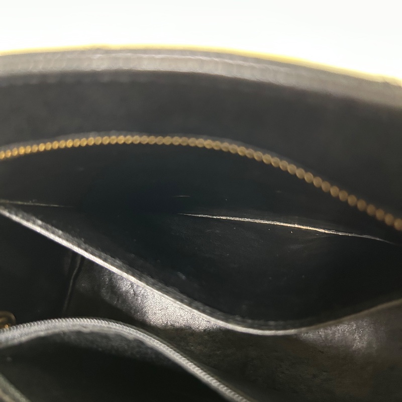Chanel 黑金荔枝紋復古款式 托特包8開-28