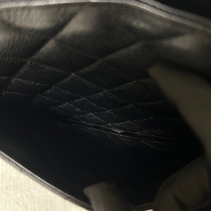 Chanel 黑金荔枝紋復古款式 托特包8開-29