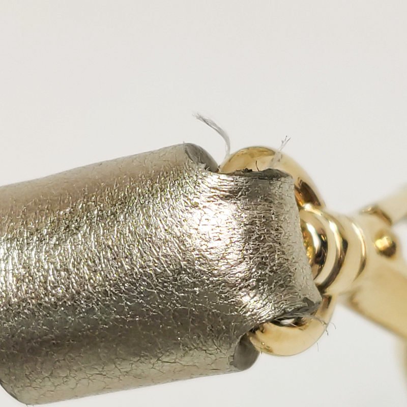 Miu Miu Miu Crystal系列羊皮純色珩縫鑽飾斜挎包單肩包-11