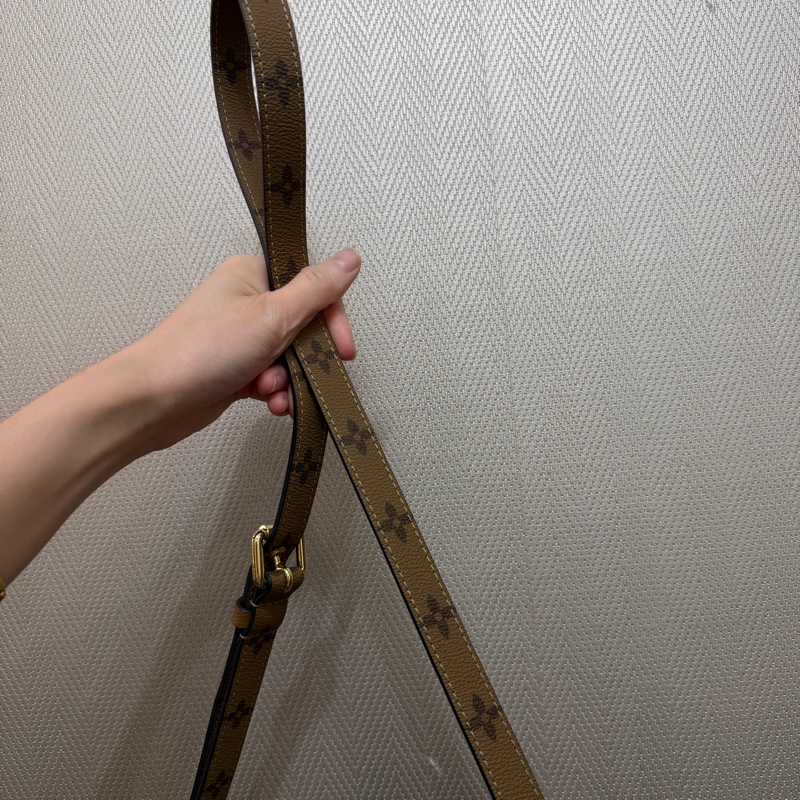 LV 雙色原花金釦Pochette Métis手提斜背郵差包M44876-16