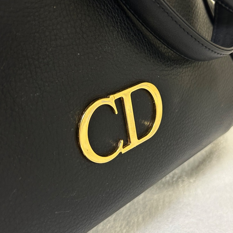 Dior 復古 CD 標誌黑色托特包-3