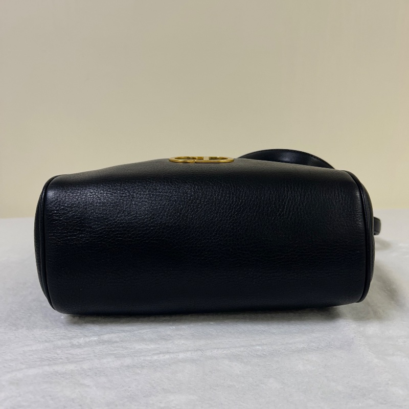 Dior 復古 CD 標誌黑色托特包-12