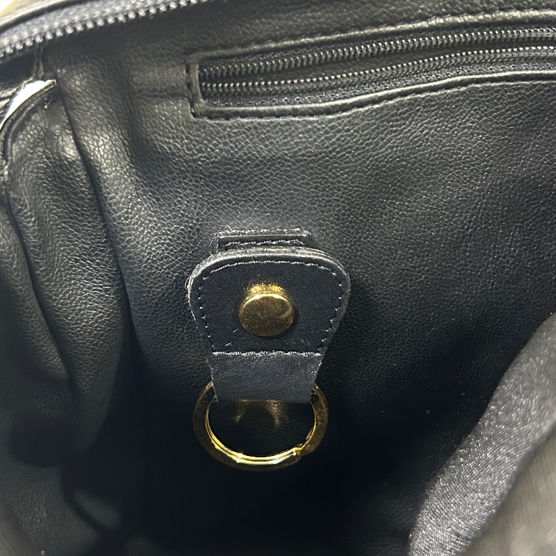 Dior 復古 CD 標誌黑色托特包-20