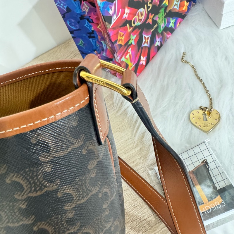 Celine 老花小水桶-5